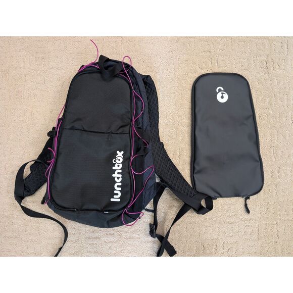 Lunchbox Anti Theft Black Cloud Mesh Bag w/Skin Rave Musical Festival - Picture 1 of 8